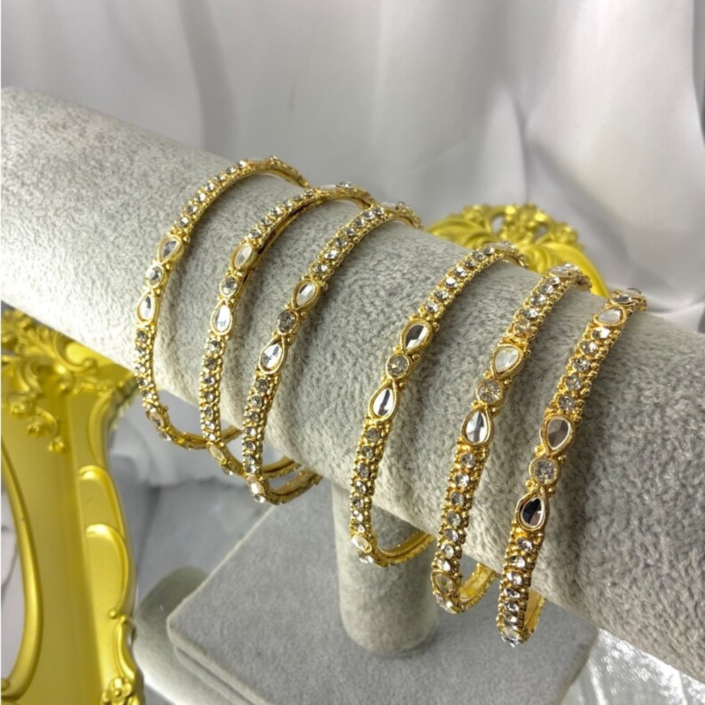 Golden Bangle Set | Pakistani Jewelry | Indian Jewelry | South Asian